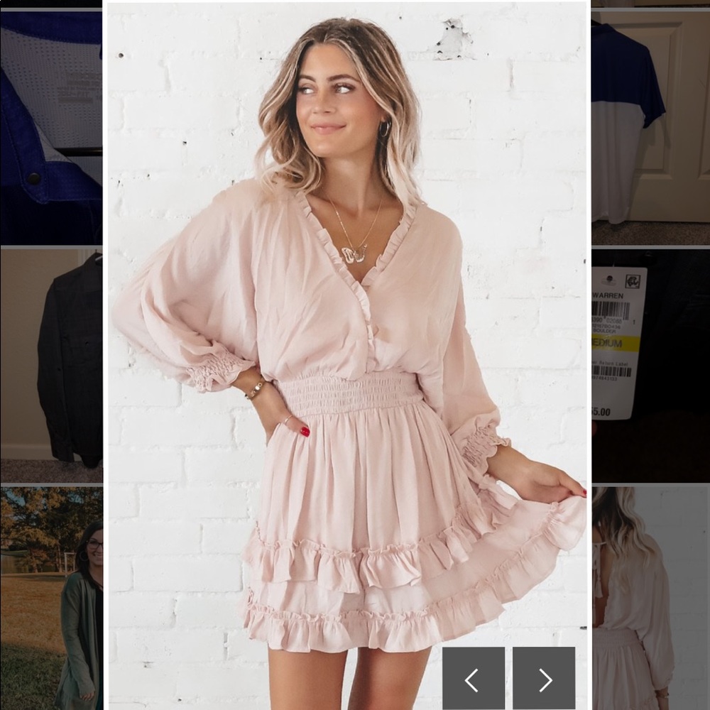 NWT Amazing Lace Blush Dress